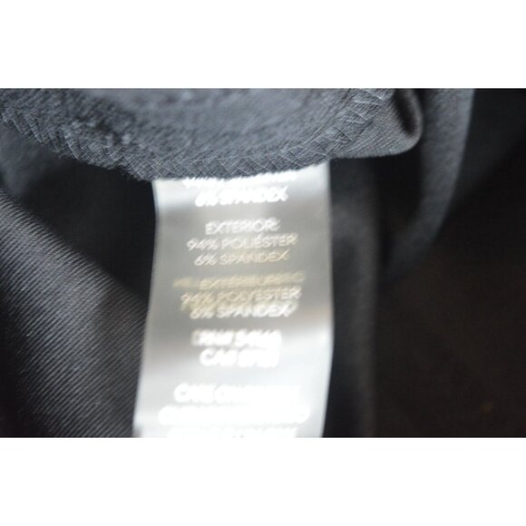 New Calvin Klein Back White Bow Trim V Neck Sheath Dress Women Size 10 Whimsygot - Picture 8 of 9